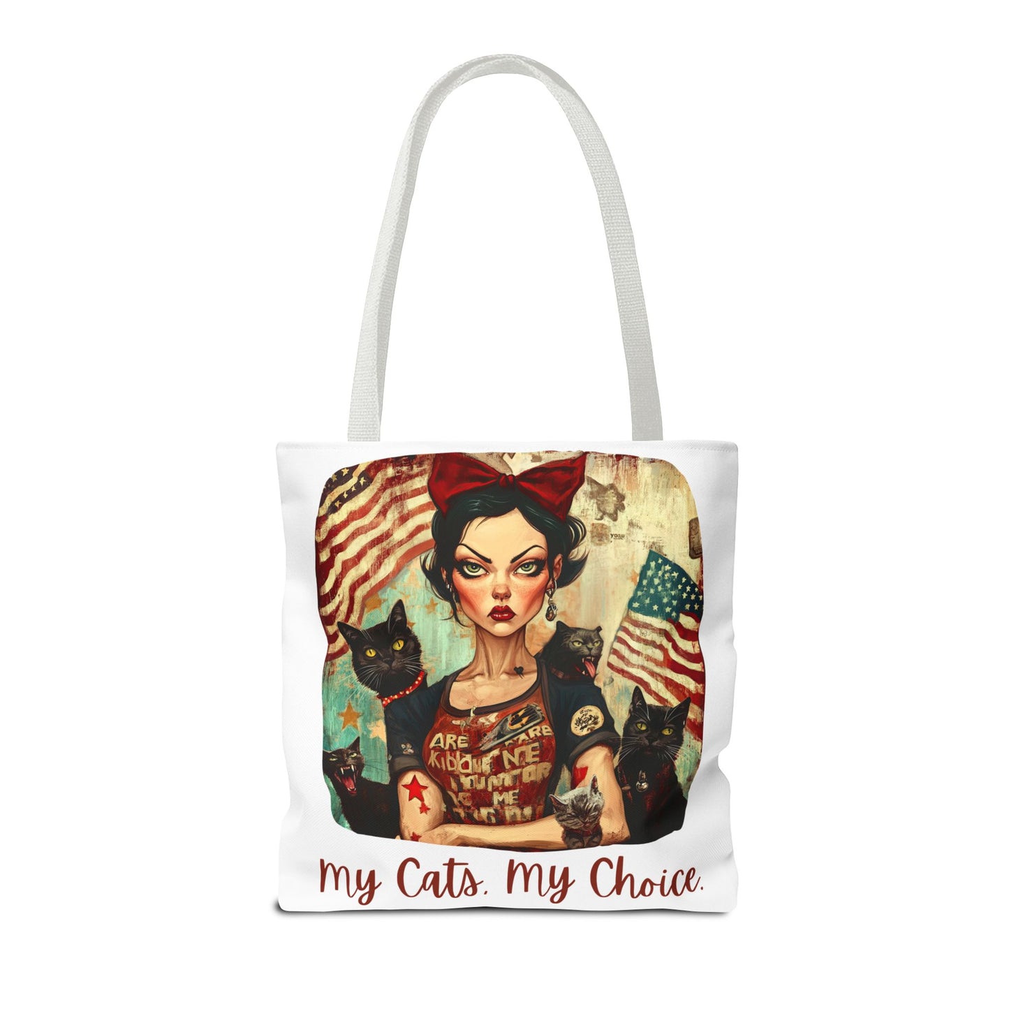 Childless Cat Lady "My Cats, My Choice" - Childless Cat Lady Tote Bag (AOP)