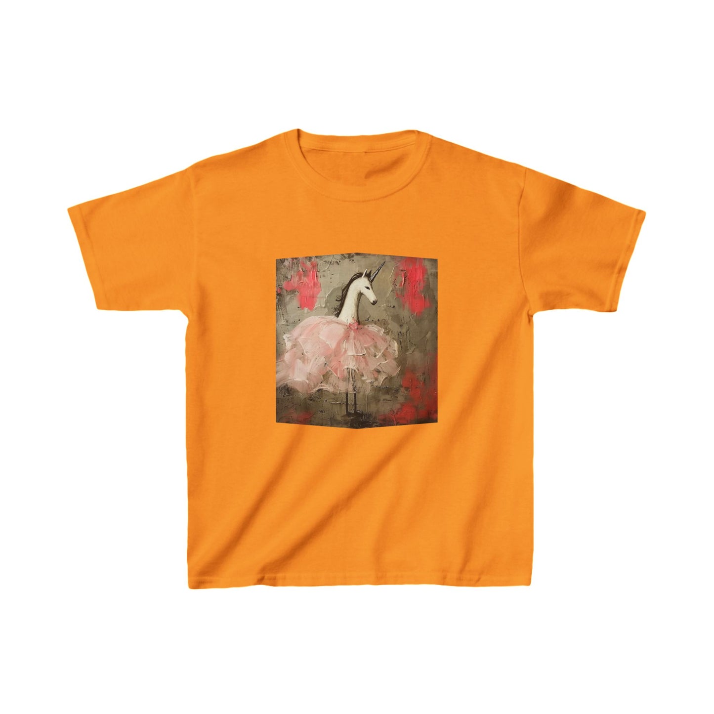 Pink Ballerina Shirt - Ballerina Unicorn Graphic Tee- Kids Graphic Tee - Pink Unicorn Design for Young Adventurers and Ballerina Dancers