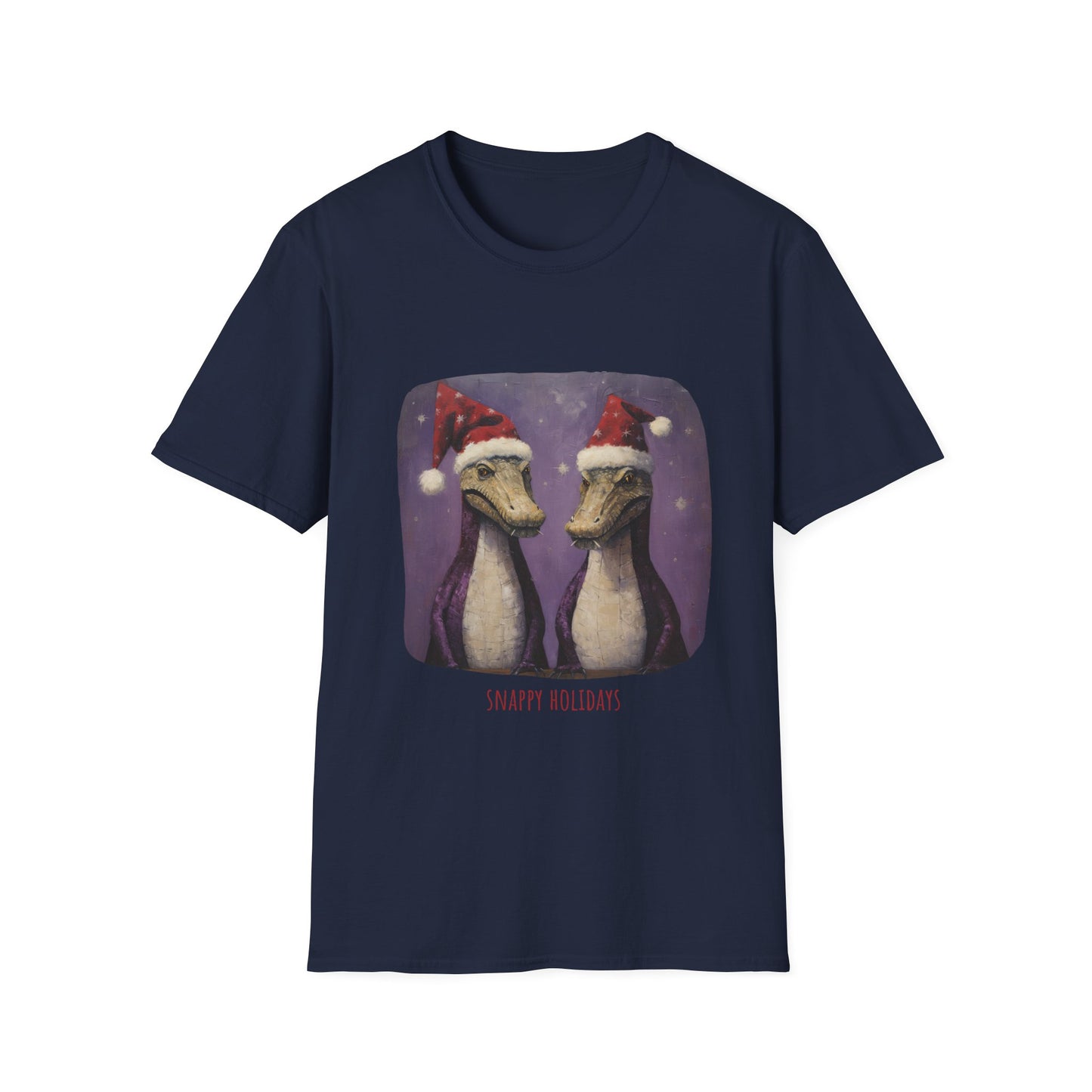 Florida Gator Christmas, Holiday Alligator Shirt Unisex Tee Shirt, T-Shirt Sailing Gift Softstyle T-Shirt Tee Teeshirt Florida Christmas Shirt Gift