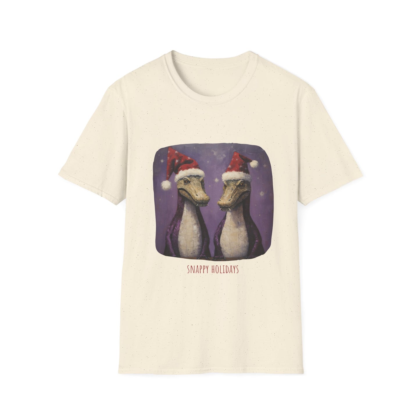 Florida Gator Christmas, Holiday Alligator Shirt Unisex Tee Shirt, T-Shirt Sailing Gift Softstyle T-Shirt Tee Teeshirt Florida Christmas Shirt Gift