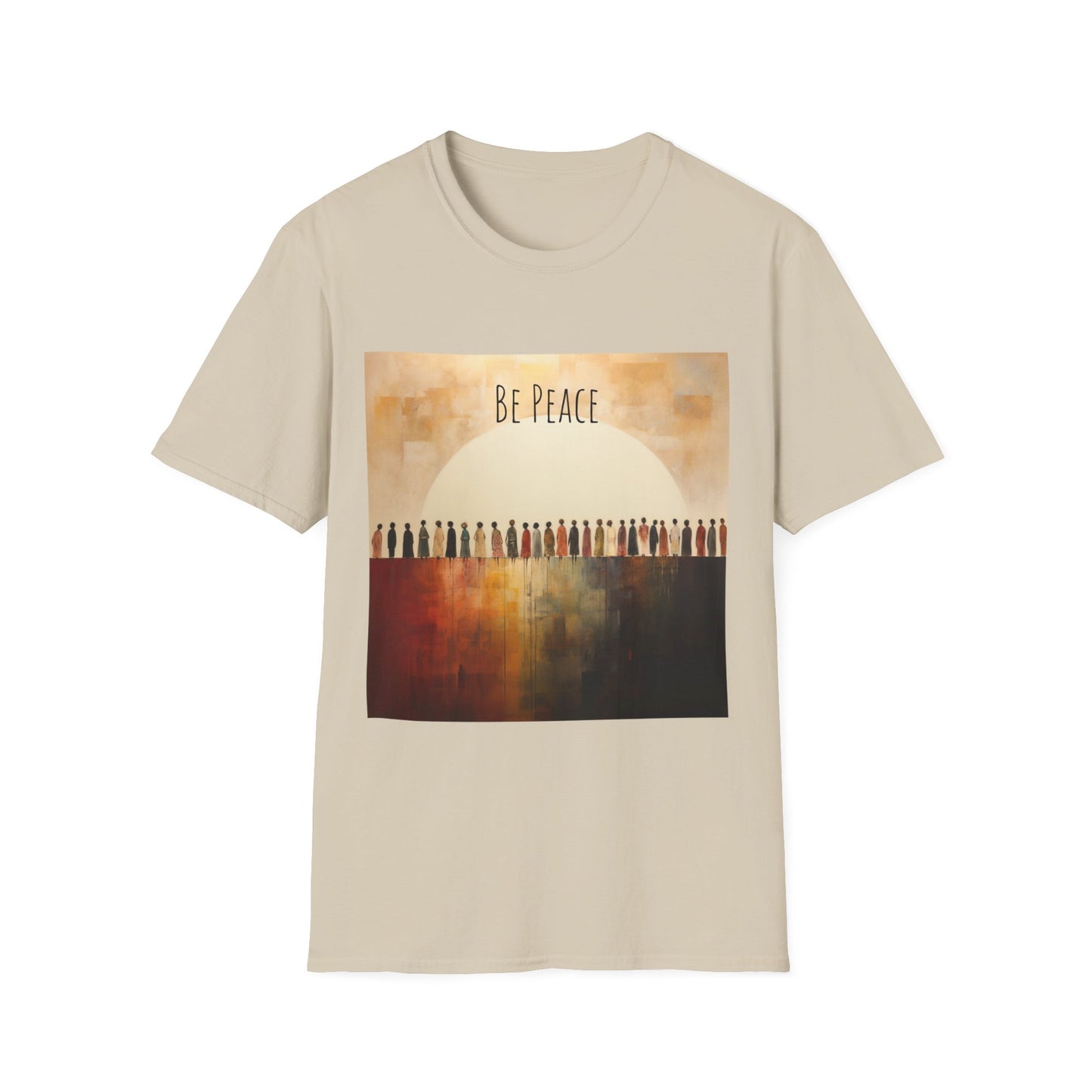 Peace Gift, Be Peace, Unisex Jersey Short Sleeve Tee Shirt, Peace on Earth Softstyle T-Shirt