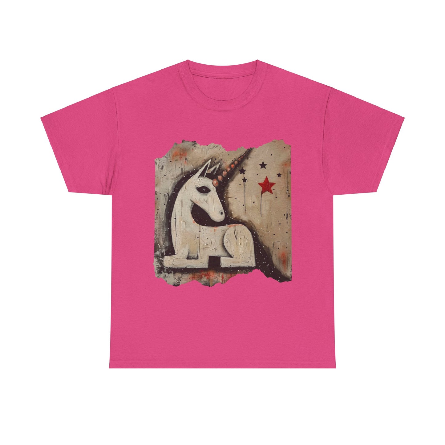 Goth Punk Streetwear Unicorn Graphic T Tee - Unicorn Lovers Unisex Heavy Cotton Tee T-Shirt