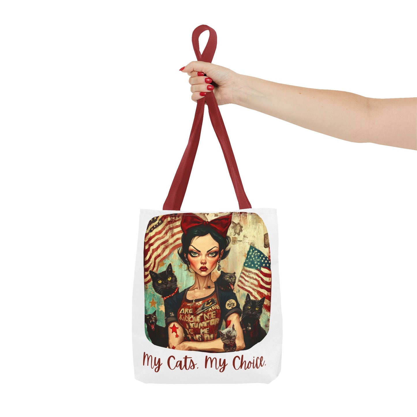 Childless Cat Lady "My Cats, My Choice" - Childless Cat Lady Tote Bag (AOP)