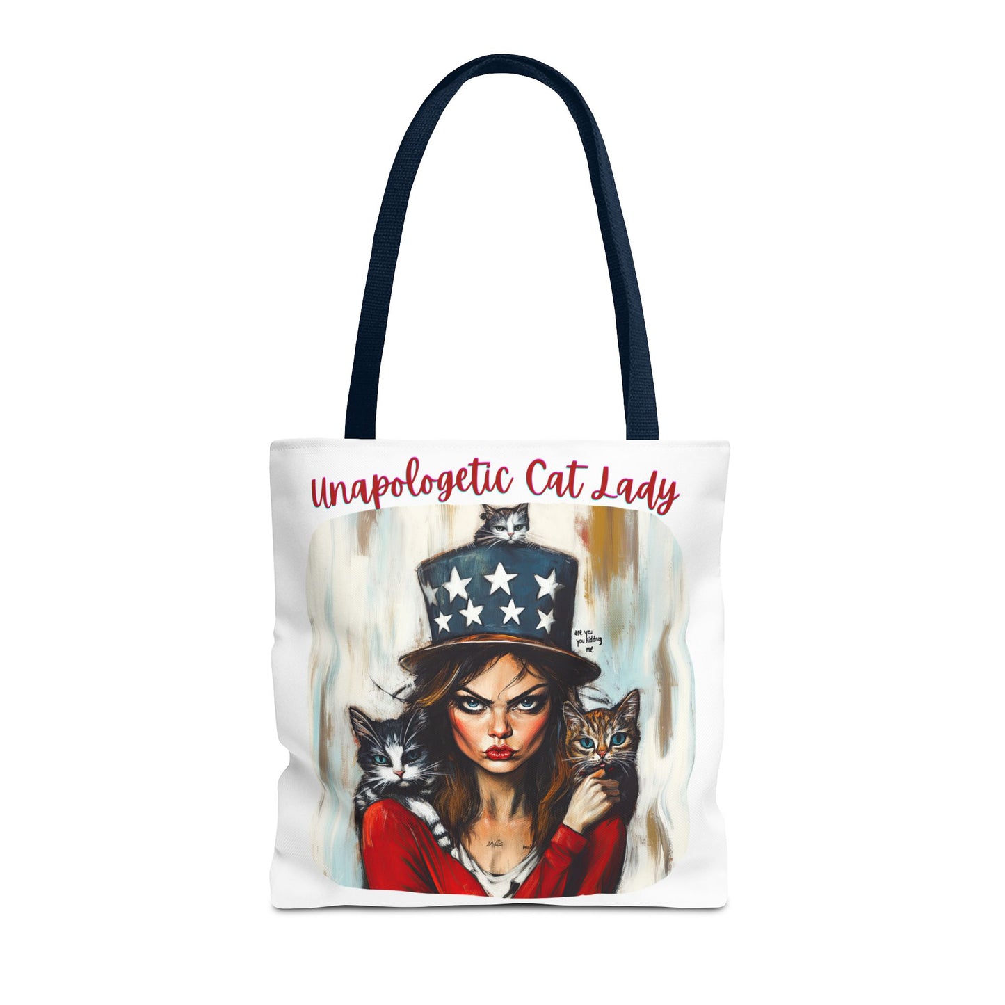 "Unapologetic Cat Lady" Childless Cat Lady Bag Childless Cat Lady Tote Bag (AOP)