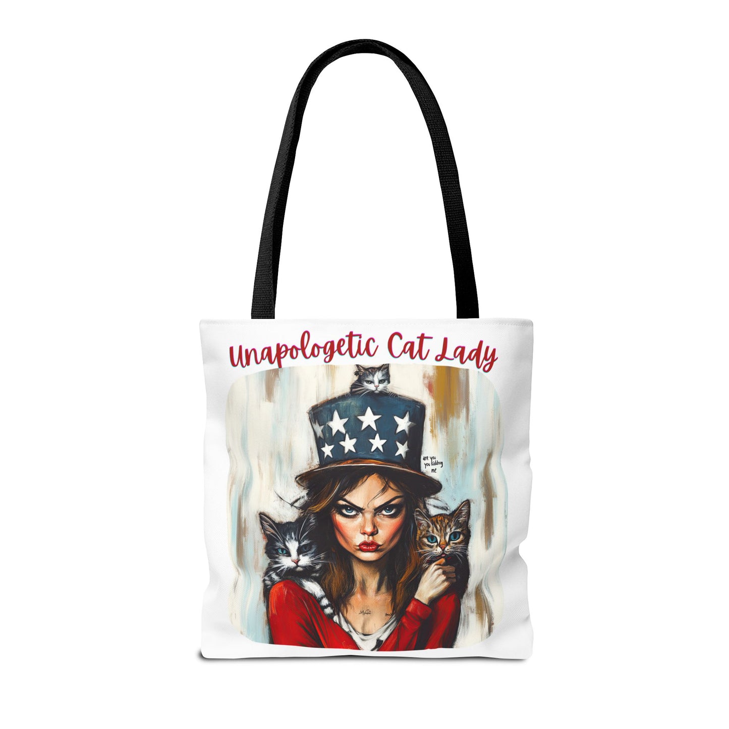 "Unapologetic Cat Lady" Childless Cat Lady Bag Childless Cat Lady Tote Bag (AOP)
