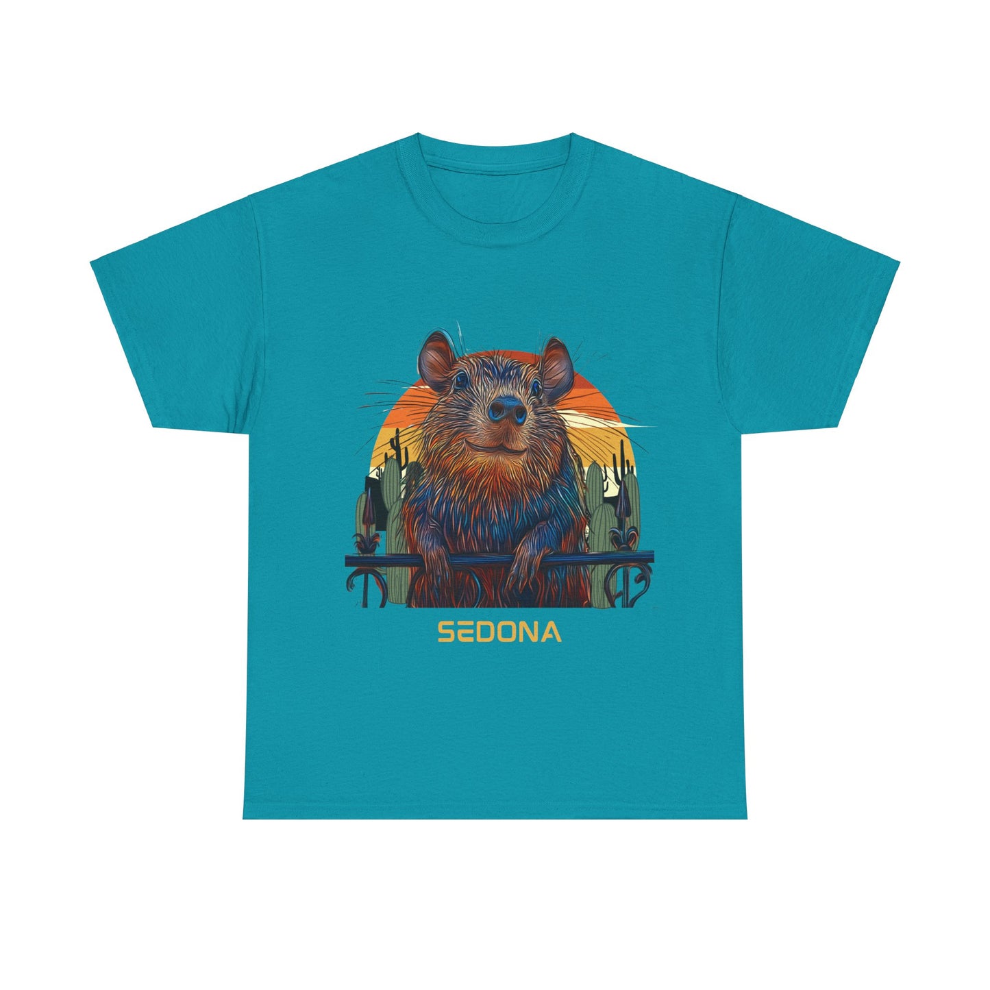 Javelina "Sedona" - Javelina for Sedona and Arizona Shirt, Javelina Lover Unisex Heavy Cotton Tee T-Shirt
