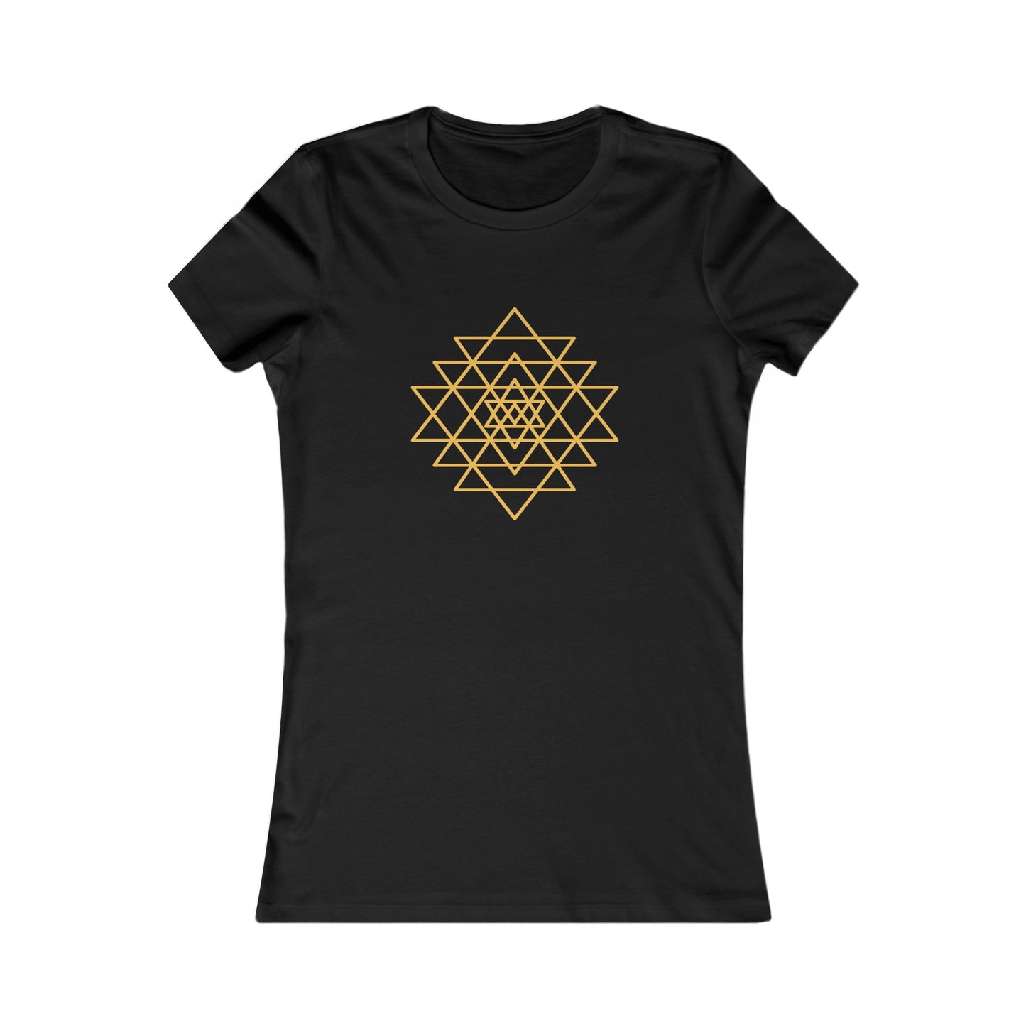 Sacred Geometry Sri Yantra - - Shree Yantra, Shri Chakra, Nava Chakra Shirt, Yoga Tees, Yoga Graphic T-shirt, Ladies Cut Graphic Tees