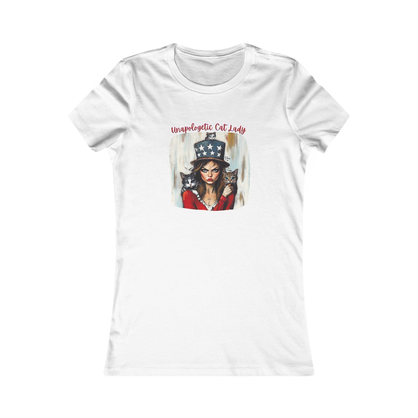 Childless Cat Lady Shirt - "Unapologetic Cat Lady" - Ladie's Cut T-Shirt, Graphic Tee