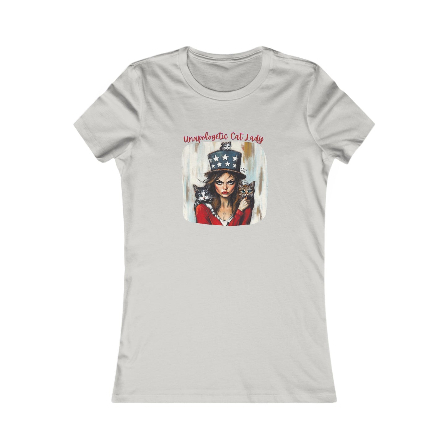 Childless Cat Lady Shirt - "Unapologetic Cat Lady" - Ladie's Cut T-Shirt, Graphic Tee