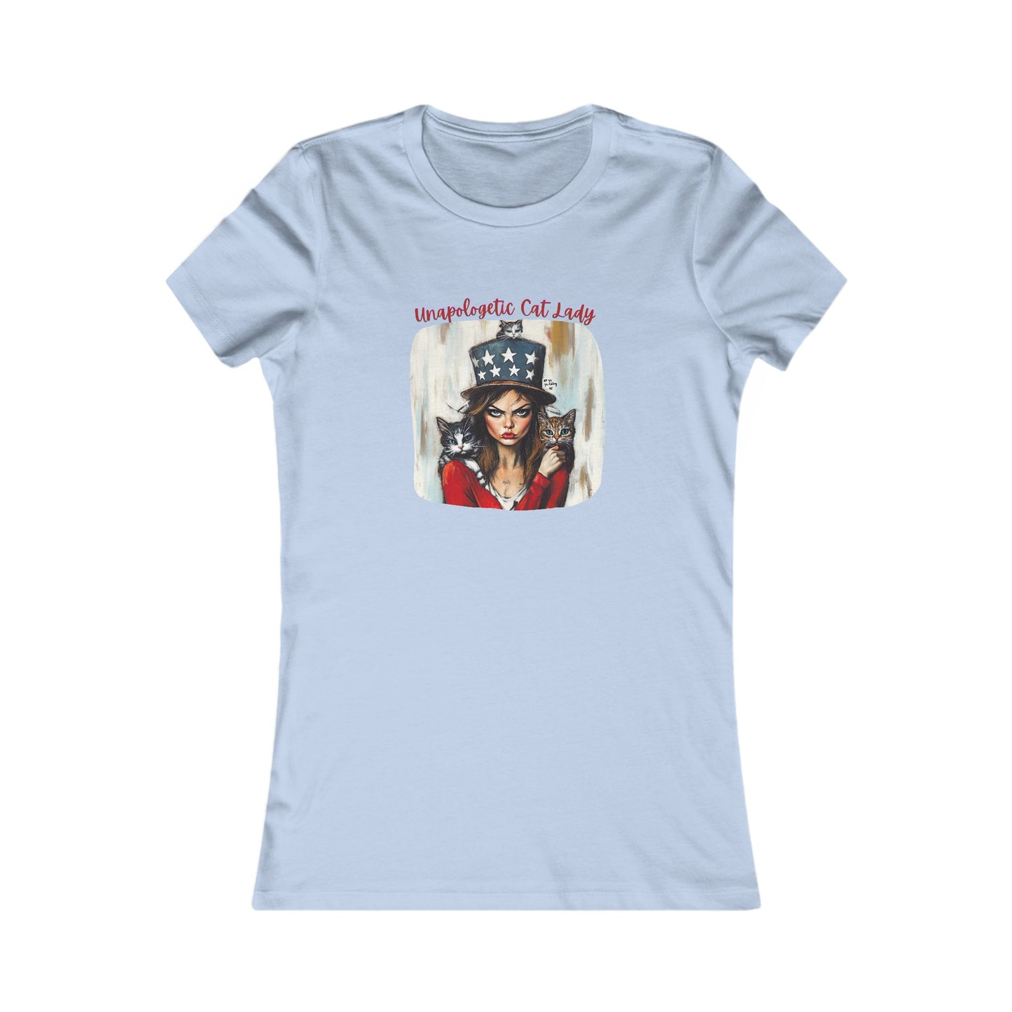 Childless Cat Lady Shirt - "Unapologetic Cat Lady" - Ladie's Cut T-Shirt, Graphic Tee