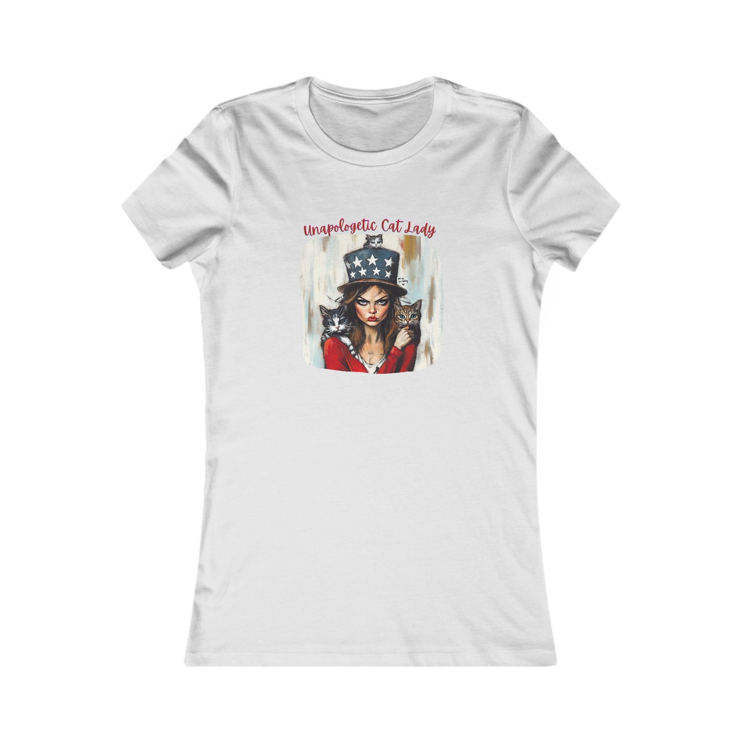 Childless Cat Lady Shirt - "Unapologetic Cat Lady" - Ladie's Cut T-Shirt, Graphic Tee