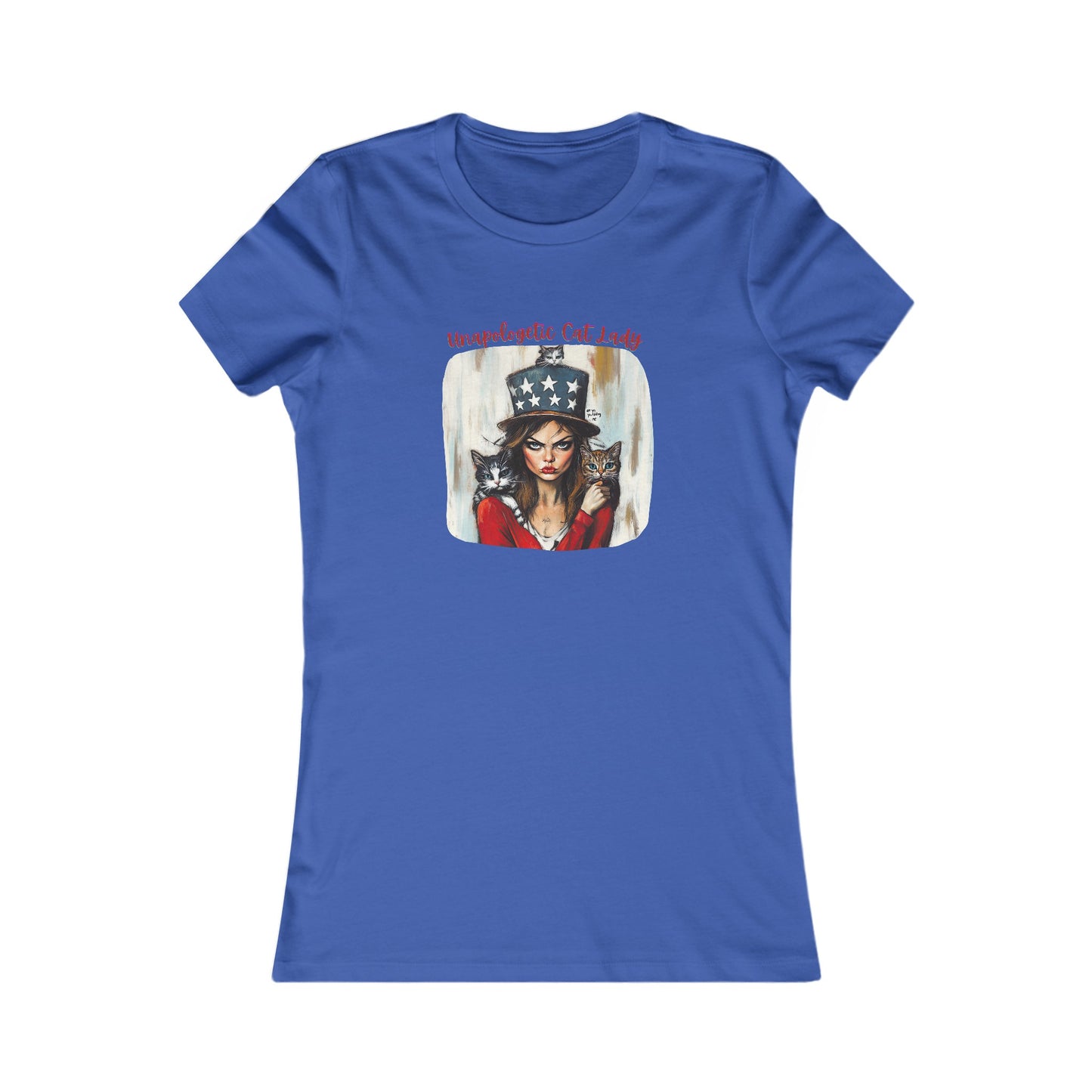 Childless Cat Lady Shirt - "Unapologetic Cat Lady" - Ladie's Cut T-Shirt, Graphic Tee