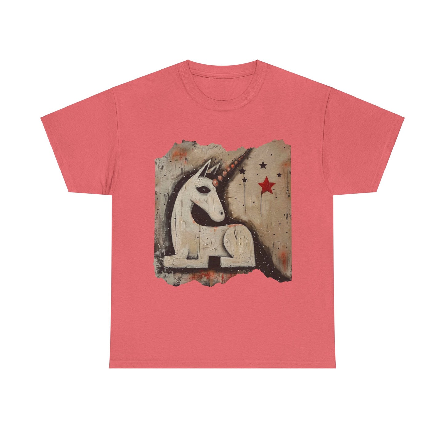 Goth Punk Streetwear Unicorn Graphic T Tee - Unicorn Lovers Unisex Heavy Cotton Tee T-Shirt
