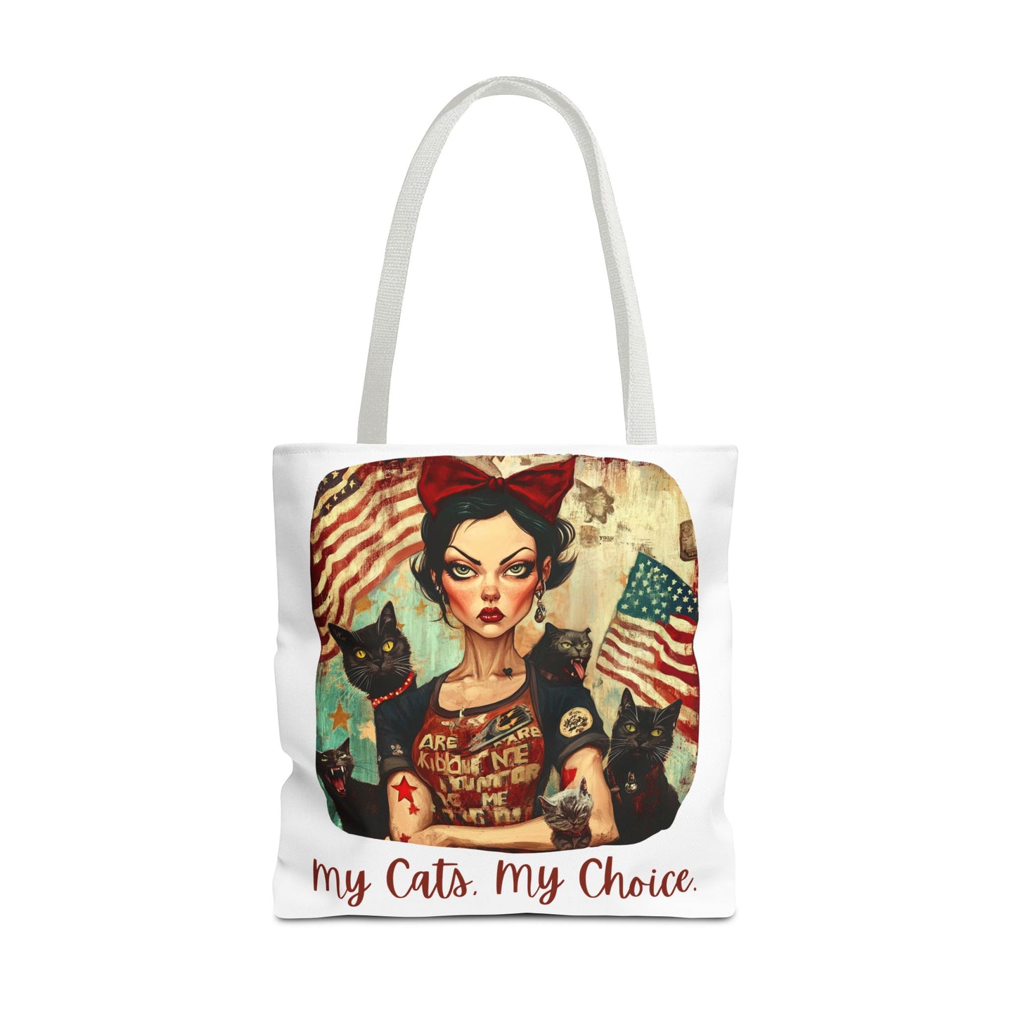 Childless Cat Lady "My Cats, My Choice" - Childless Cat Lady Tote Bag (AOP)