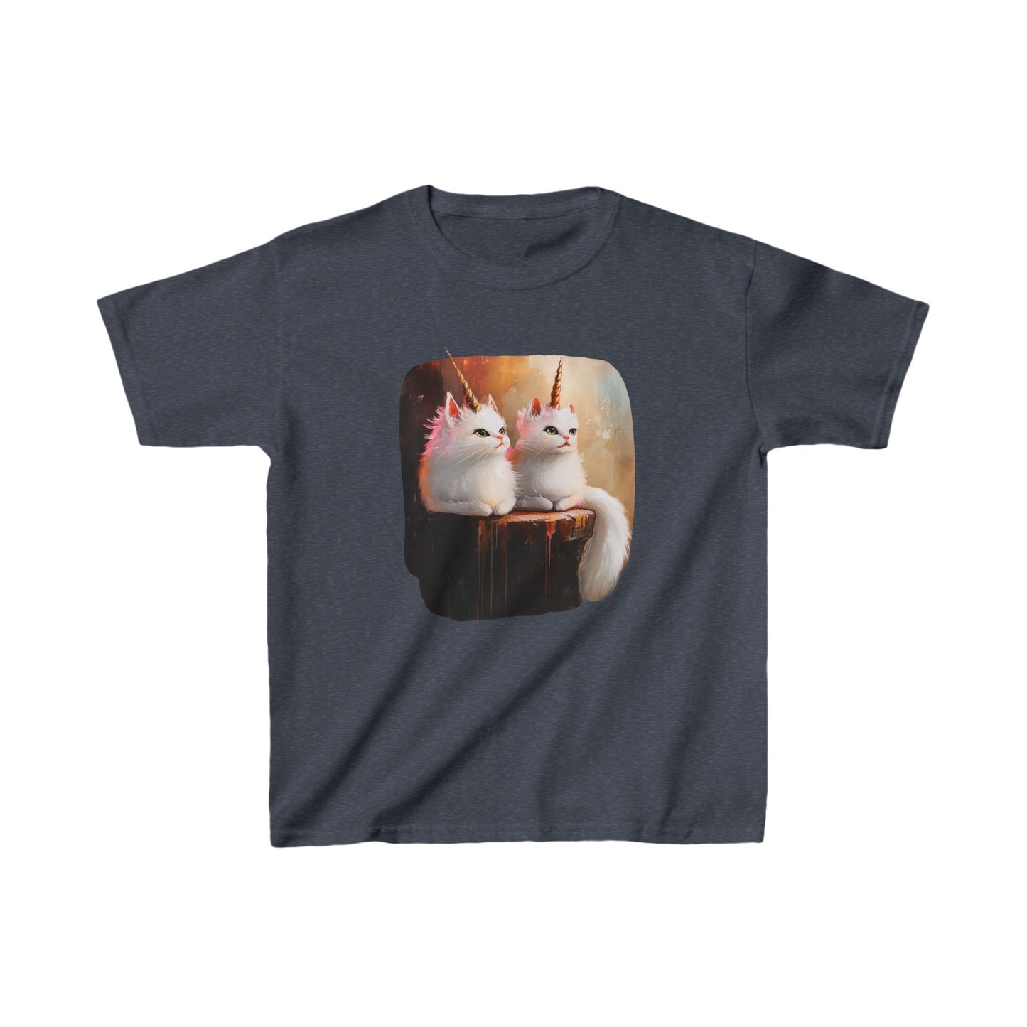 Neko Kawaii KidsCat Unicorns Graphic Tee- Kids Graphic Tee - Adorable Cat Unicorn Design for Young Cat and Unicorn Lovers