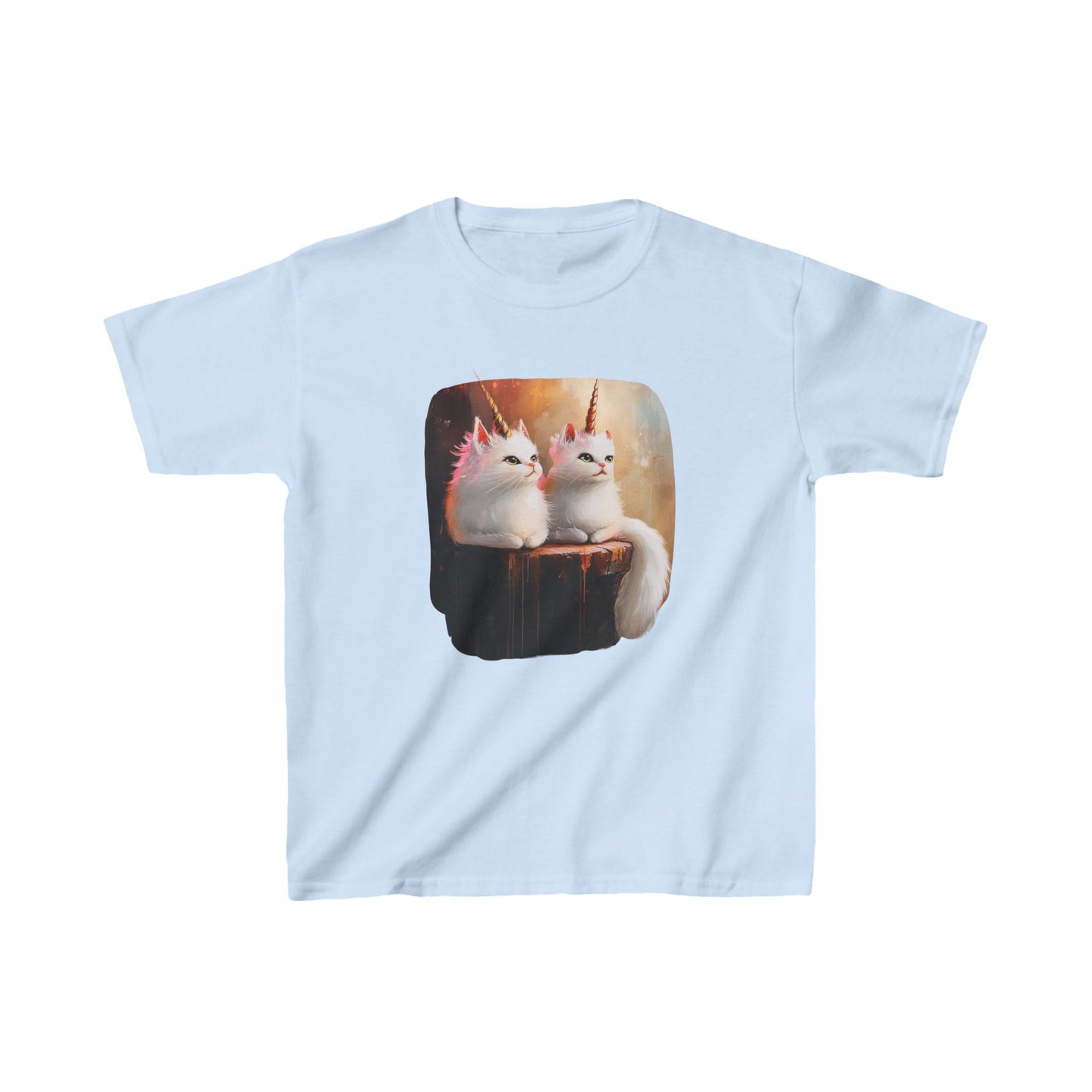 Neko Kawaii KidsCat Unicorns Graphic Tee- Kids Graphic Tee - Adorable Cat Unicorn Design for Young Cat and Unicorn Lovers