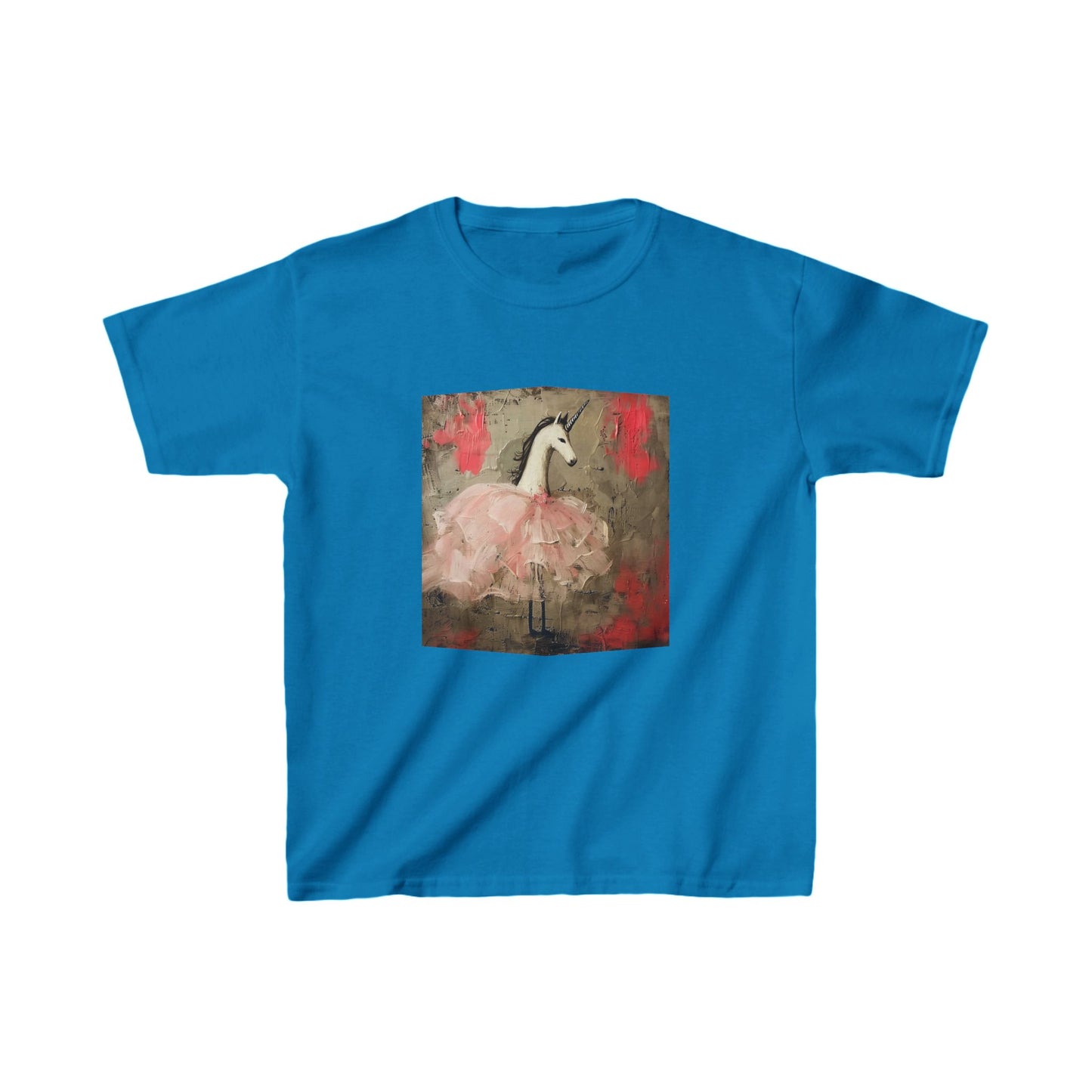 Pink Ballerina Shirt - Ballerina Unicorn Graphic Tee- Kids Graphic Tee - Pink Unicorn Design for Young Adventurers and Ballerina Dancers