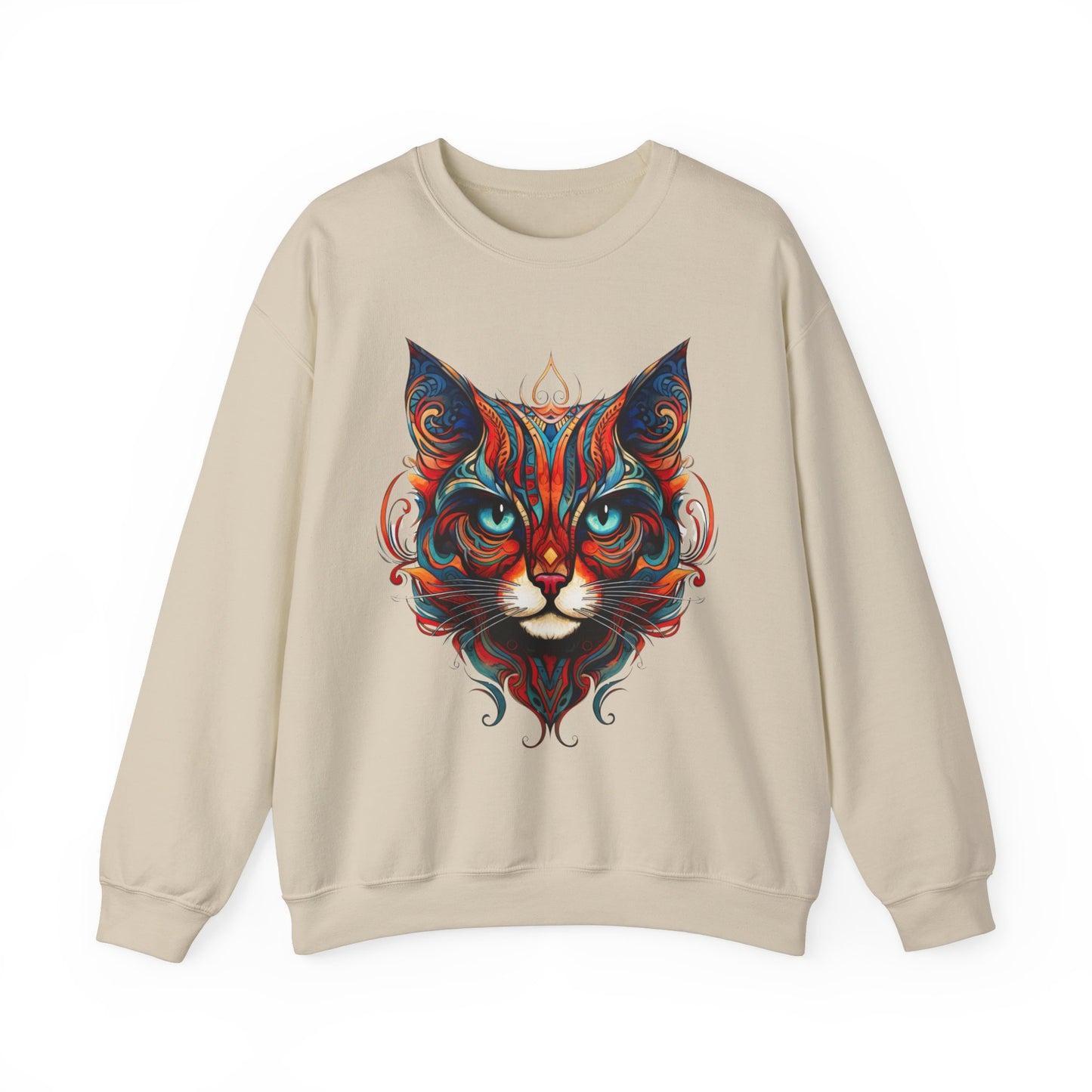 Exotic Orange Tabby Cat Sweatshirt, Cat Lovers Gift, Kitty Cat Shirt Unisex Sweatshirt Sweat Shirt, Many Colors