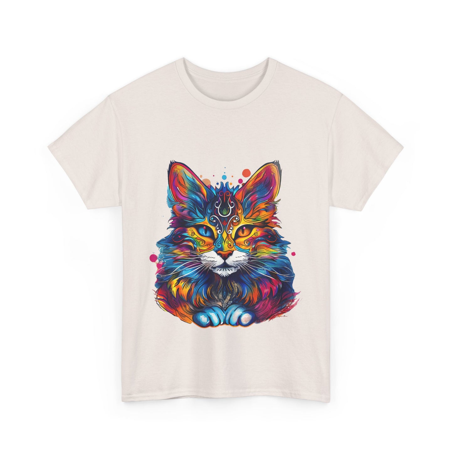 Princess, Maine Coon Fluffy Cat, Royalty Cat, Cat Gift Unisex Heavy Cotton Tee T-Shirt