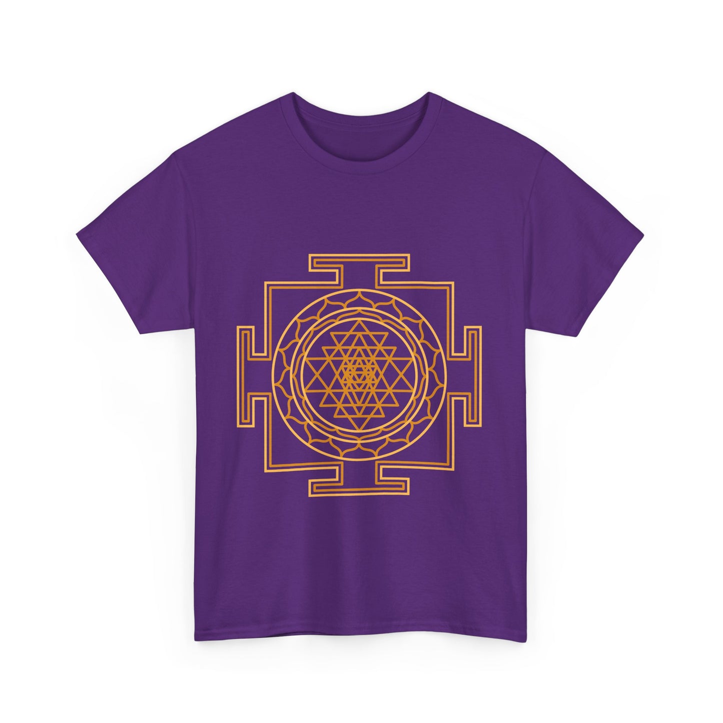 Sri Chakra, Shri Yantra Tee shirt, Graphic Tees, Yoga Wear, Zen, Spiritual, Meditation Gifts Unisex Heavy Cotton Graphic Tee T-Shirt