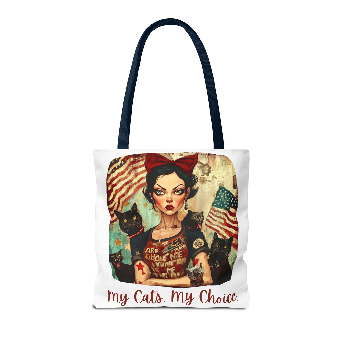 Childless Cat Lady "My Cats, My Choice" - Childless Cat Lady Tote Bag (AOP)