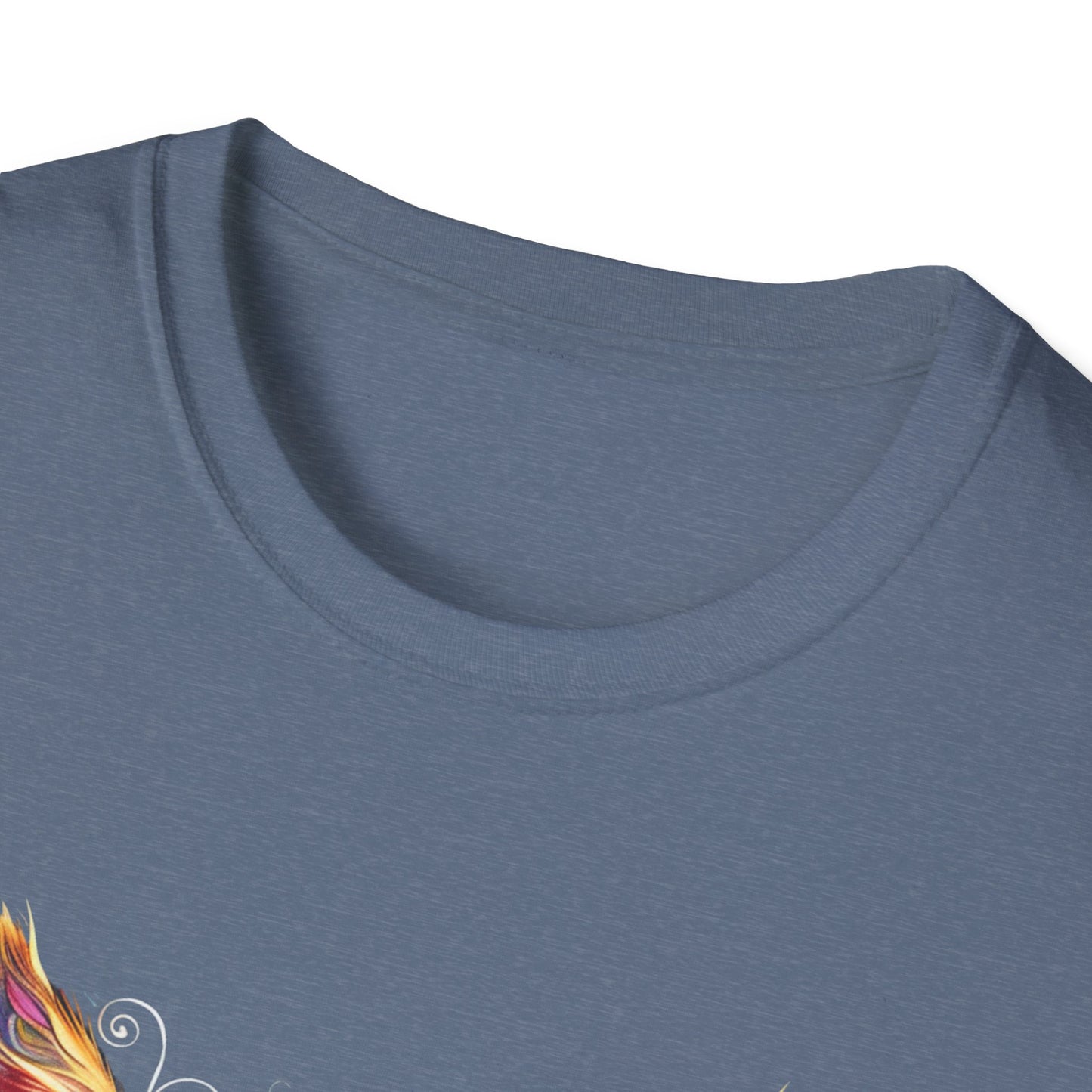 Om Mani Padme Meow - Meditating Cat Shirt, Cat Lover's Graphic Tee Graphic Unisex T- Shirt, T-Shirt Cat Lovers Gift Softstyle T-Shirt Tee Teeshirt Stylized Cat