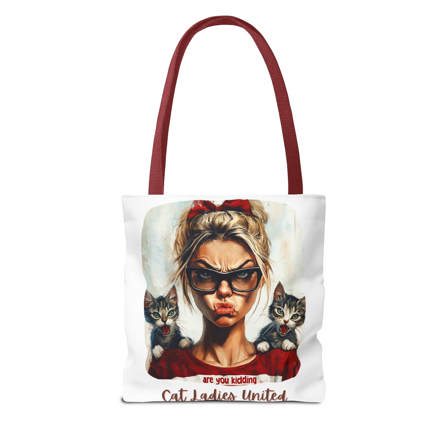 Childless Cat Lady Bag "Cat Ladies United" Childless Cat Lady Tote Bag (AOP)