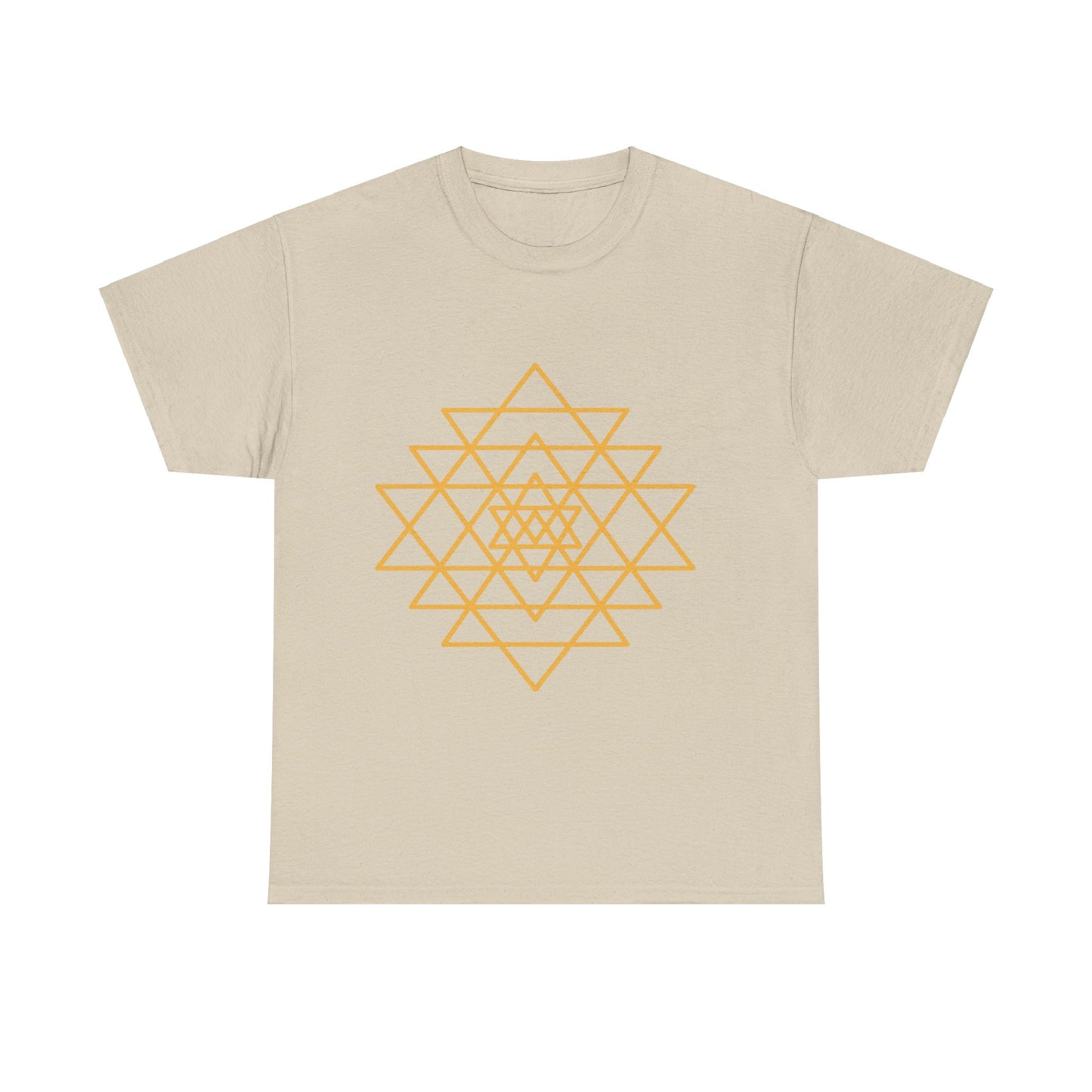 Sacred Geometry Sri Yantra, Shree Yantra, Shri Chakra Nava Chakra Shirt - Graphic Tee - Yoga, Zen, Hindu Gifts Unisex Heavy Cotton Graphic Tee T-Shirt