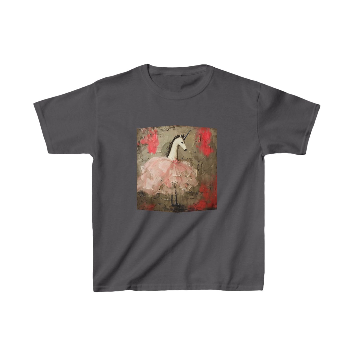 Pink Ballerina Shirt - Ballerina Unicorn Graphic Tee- Kids Graphic Tee - Pink Unicorn Design for Young Adventurers and Ballerina Dancers