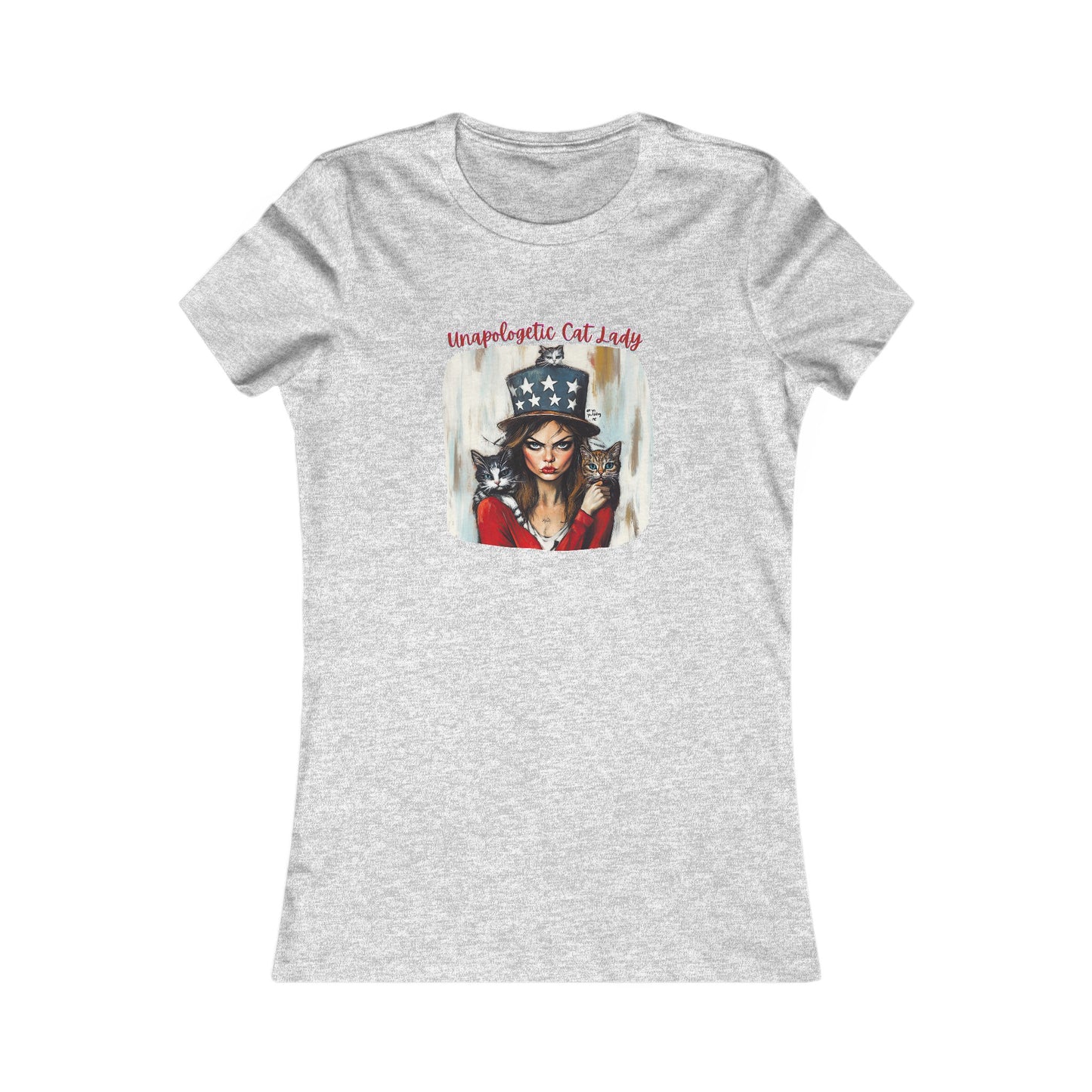 Childless Cat Lady Shirt - "Unapologetic Cat Lady" - Ladie's Cut T-Shirt, Graphic Tee