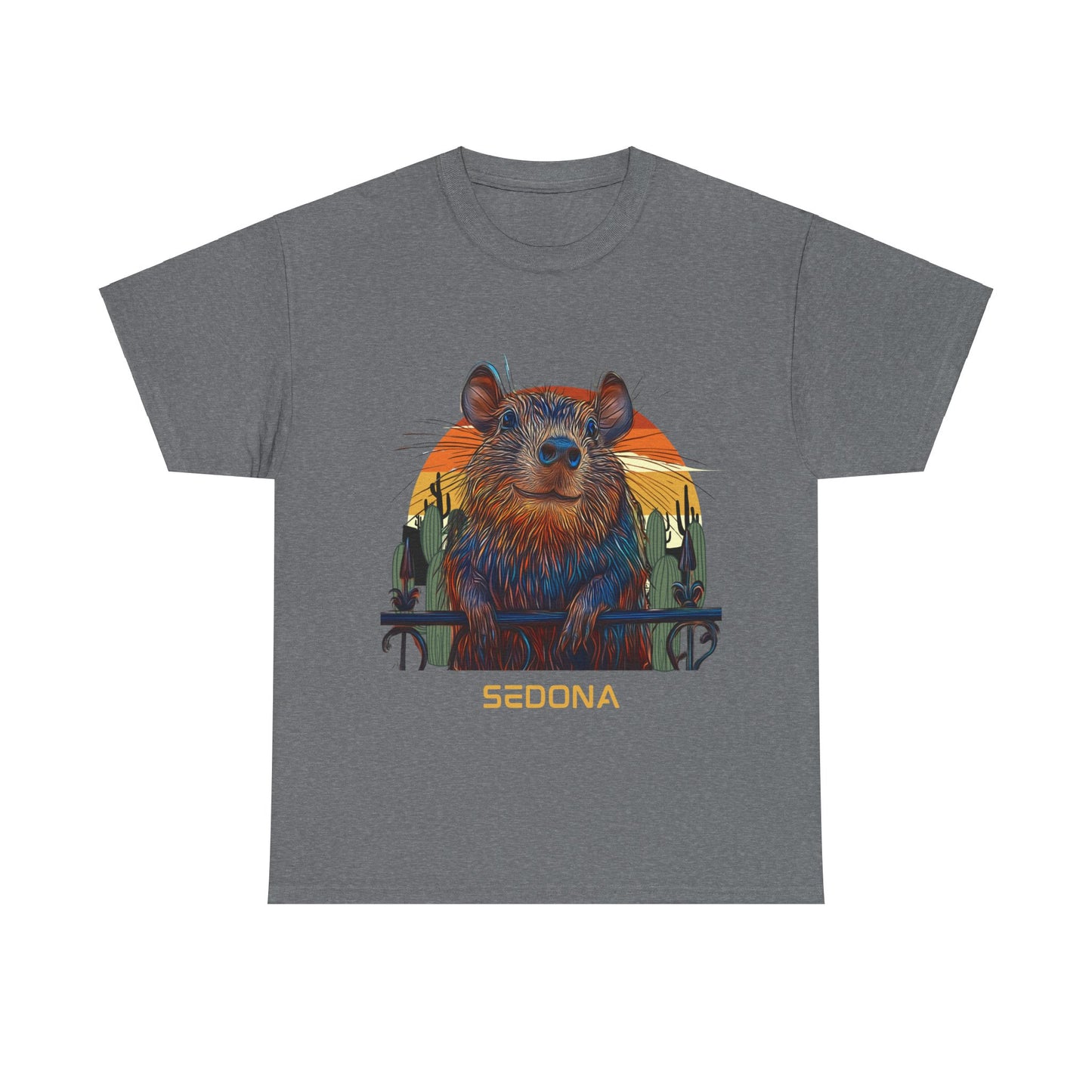 Javelina "Sedona" - Javelina for Sedona and Arizona Shirt, Javelina Lover Unisex Heavy Cotton Tee T-Shirt