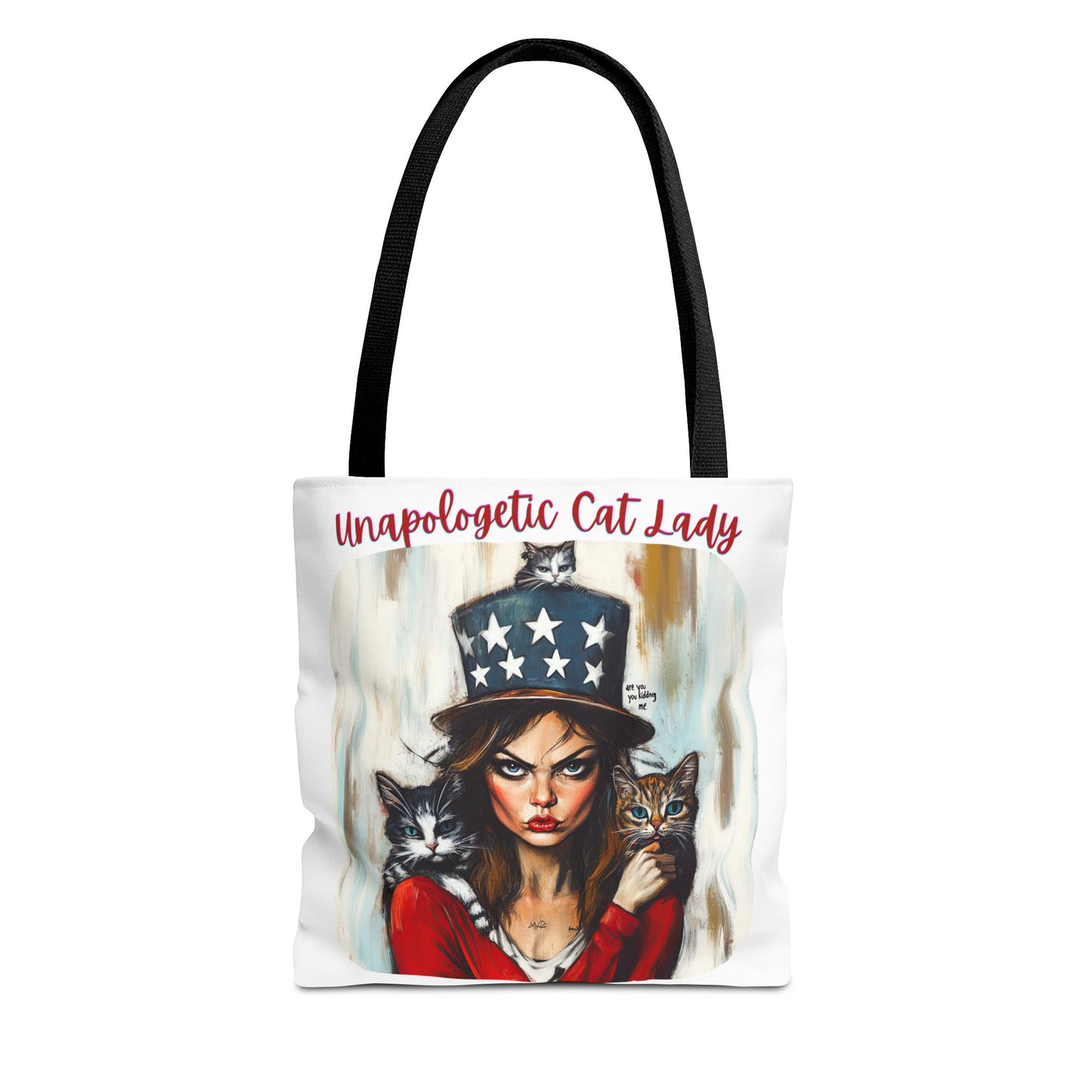 "Unapologetic Cat Lady" Childless Cat Lady Bag Childless Cat Lady Tote Bag (AOP)