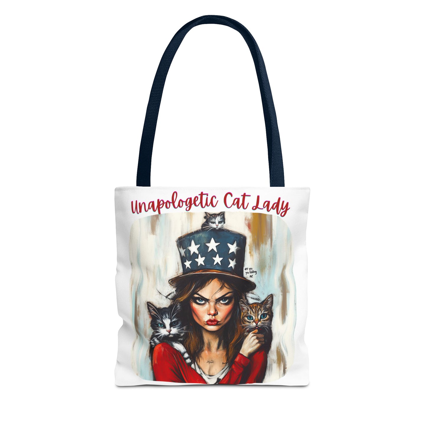 "Unapologetic Cat Lady" Childless Cat Lady Bag Childless Cat Lady Tote Bag (AOP)