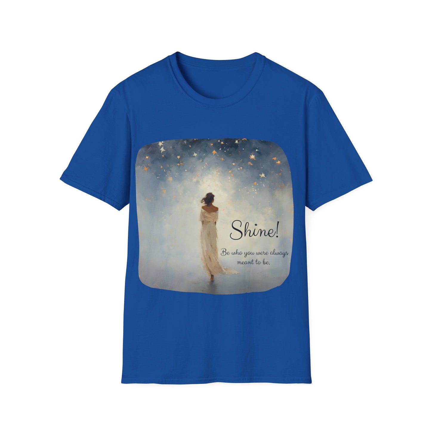 Inspirational Shine! Yoga Meditation Gift Shirt, Christmas Gift, Christmas Shirt, Unisex Shirt, Softstyle T-Shirt Tee Teeshirt