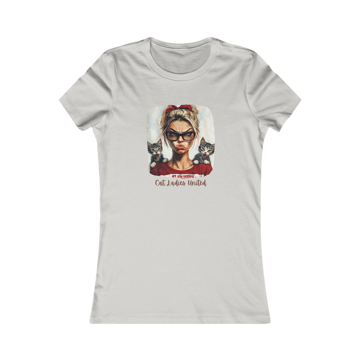 Childless Cat Lady Shirt - "Cat Ladies United" - T-shirt, Ladies Cut T's
