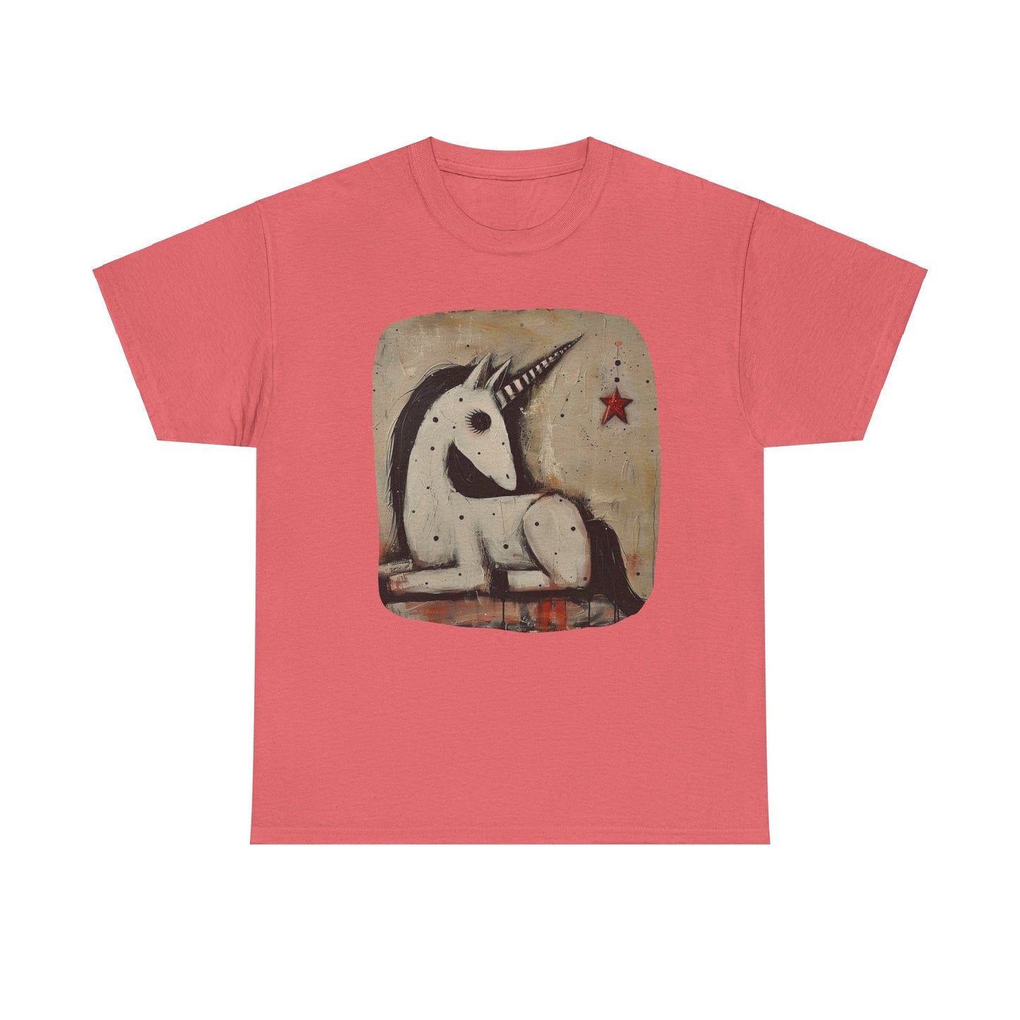 Dark Unicorns. Goth Unicorn Graphic Tee Unisex Heavy Cotton Tee T-Shirt