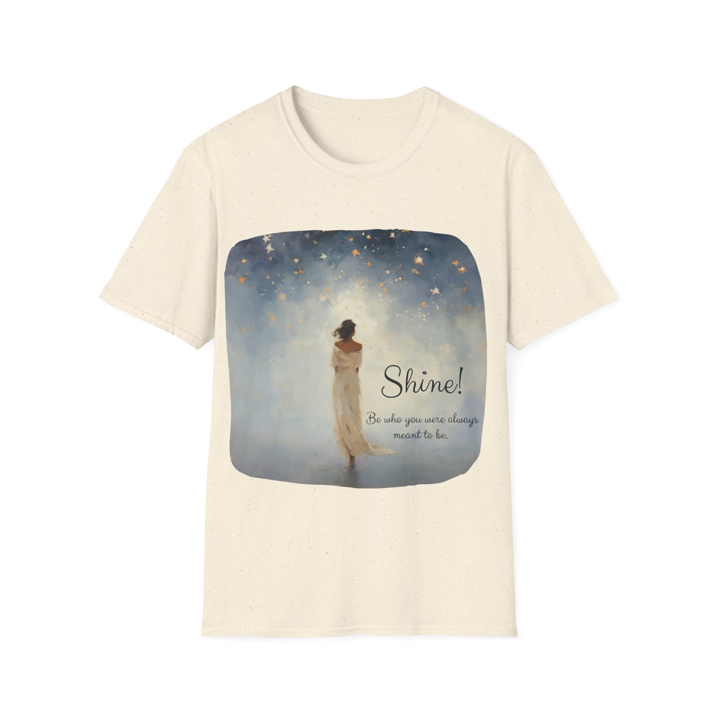Inspirational Shine! Yoga Meditation Gift Shirt, Christmas Gift, Christmas Shirt, Unisex Shirt, Softstyle T-Shirt Tee Teeshirt