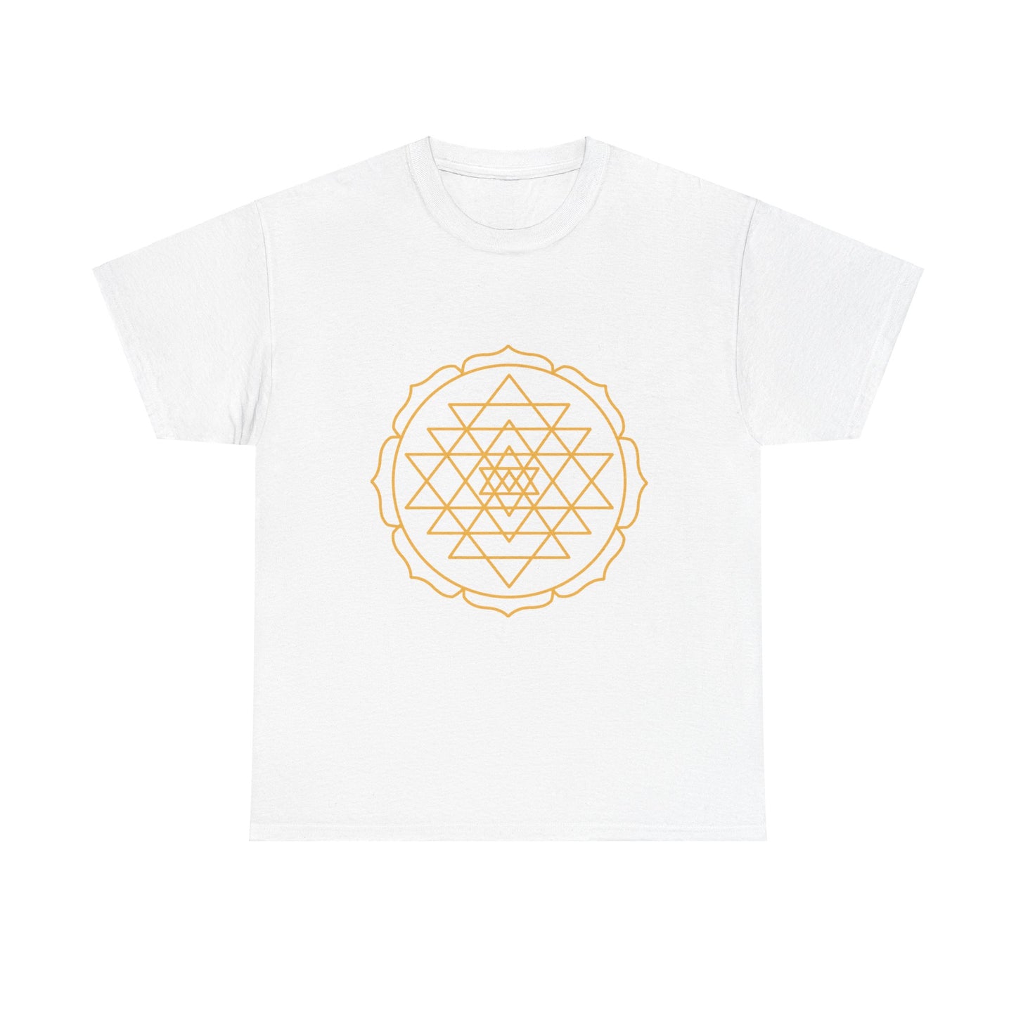 Sri Yantra, Shree Yantra, Shri Chakra Nava Chakra Shirt - Graphic Tee - Yoga, Zen, Hindu Gifts Unisex Heavy Cotton Graphic Tee T-Shirt