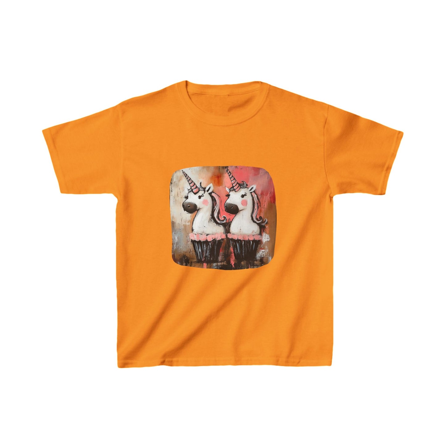 Kids Unicorn Cupcake Graphic Tee- Kids Graphic Tee - Pink Unicorn Design for Young Adventurers