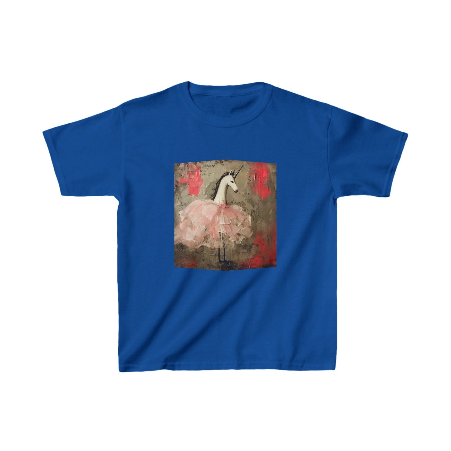 Pink Ballerina Shirt - Ballerina Unicorn Graphic Tee- Kids Graphic Tee - Pink Unicorn Design for Young Adventurers and Ballerina Dancers