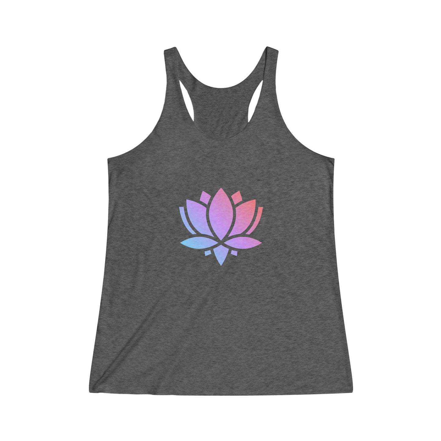 Zen Lotus Flower Yoga Tank, Namaste Tee Shirt, Women's Yoga Shirt, Athletic Racerback Tank Top Shirt