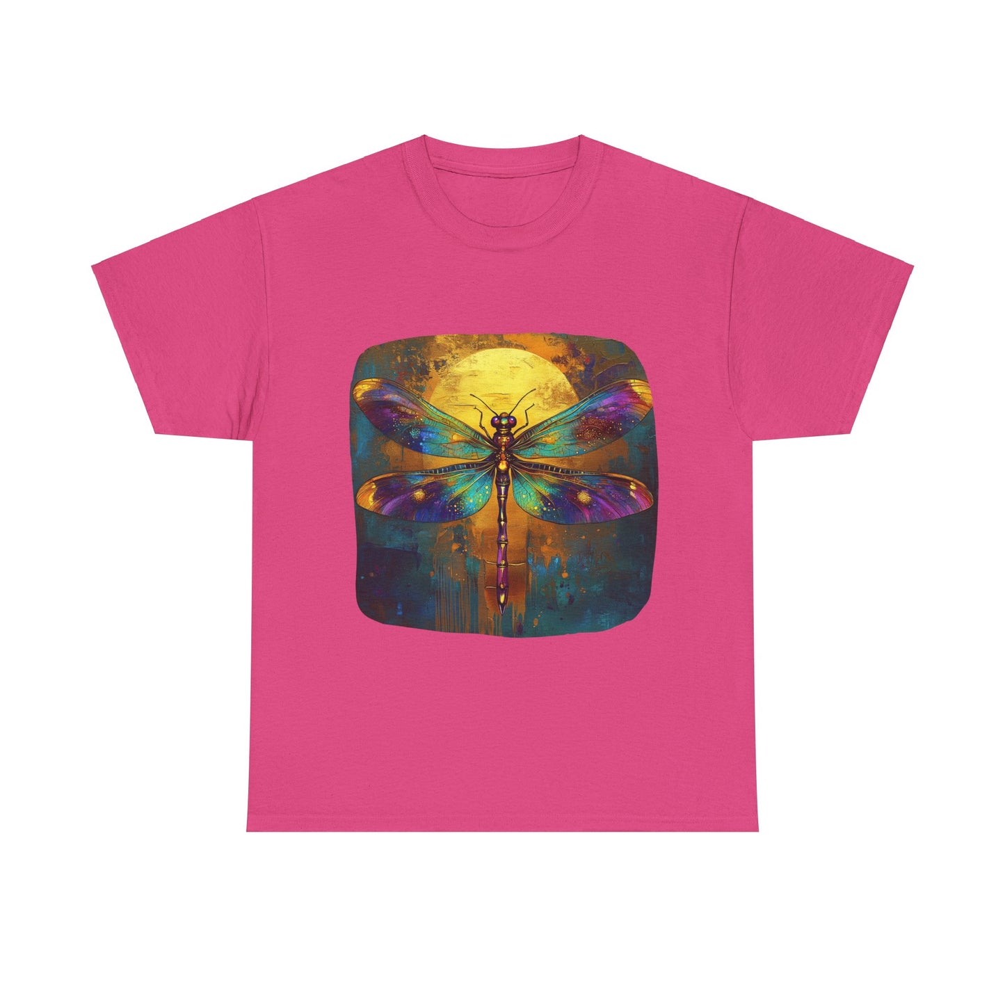 Gilded Dragonfly, Dragonfly Lover - Dragonfly Gift Unisex Heavy Cotton Tee T-Shirt