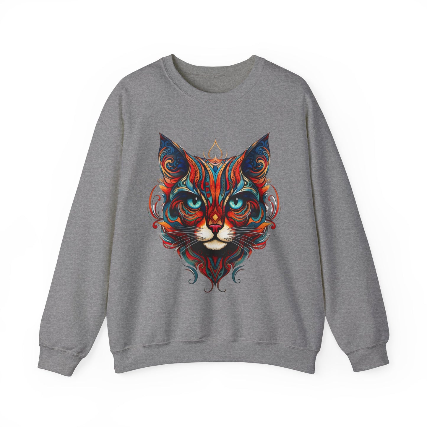 Exotic Orange Tabby Cat Sweatshirt, Cat Lovers Gift, Kitty Cat Shirt Unisex Sweatshirt Sweat Shirt, Many Colors