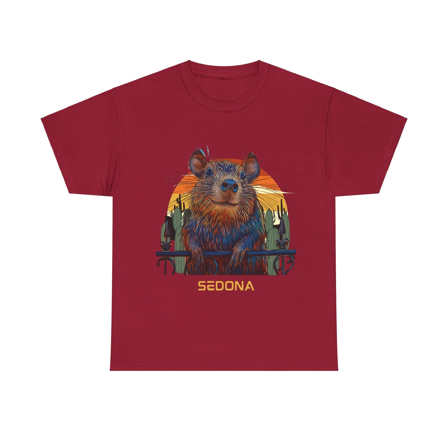 Javelina "Sedona" - Javelina for Sedona and Arizona Shirt, Javelina Lover Unisex Heavy Cotton Tee T-Shirt