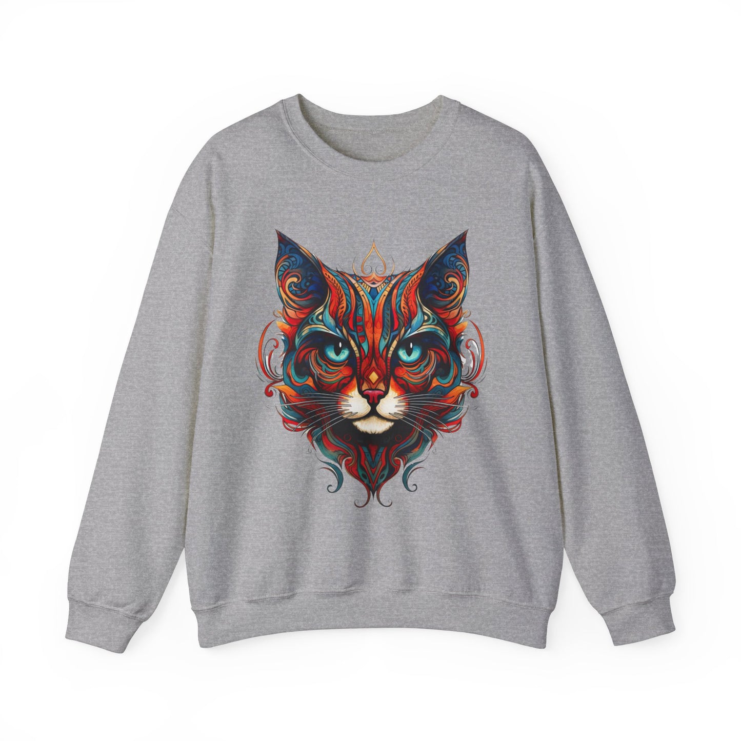 Exotic Orange Tabby Cat Sweatshirt, Cat Lovers Gift, Kitty Cat Shirt Unisex Sweatshirt Sweat Shirt, Many Colors