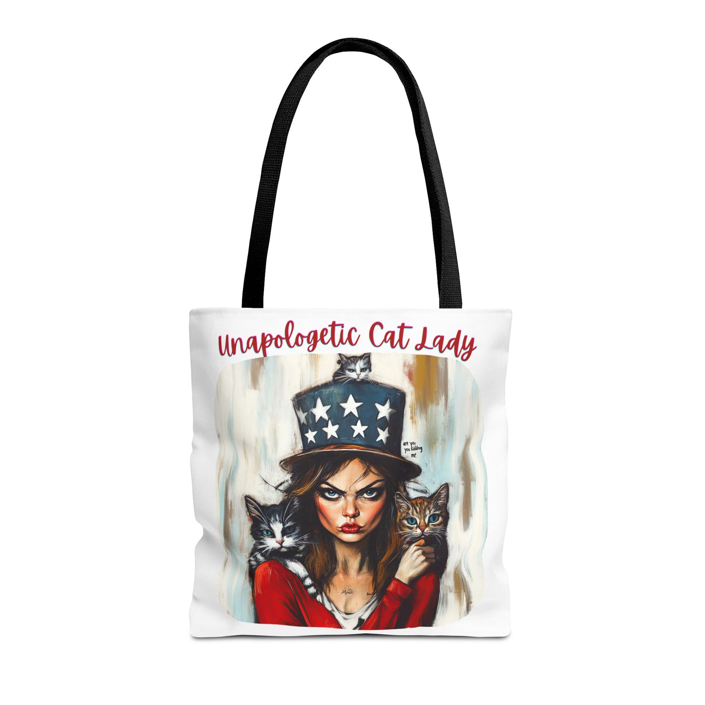 "Unapologetic Cat Lady" Childless Cat Lady Bag Childless Cat Lady Tote Bag (AOP)