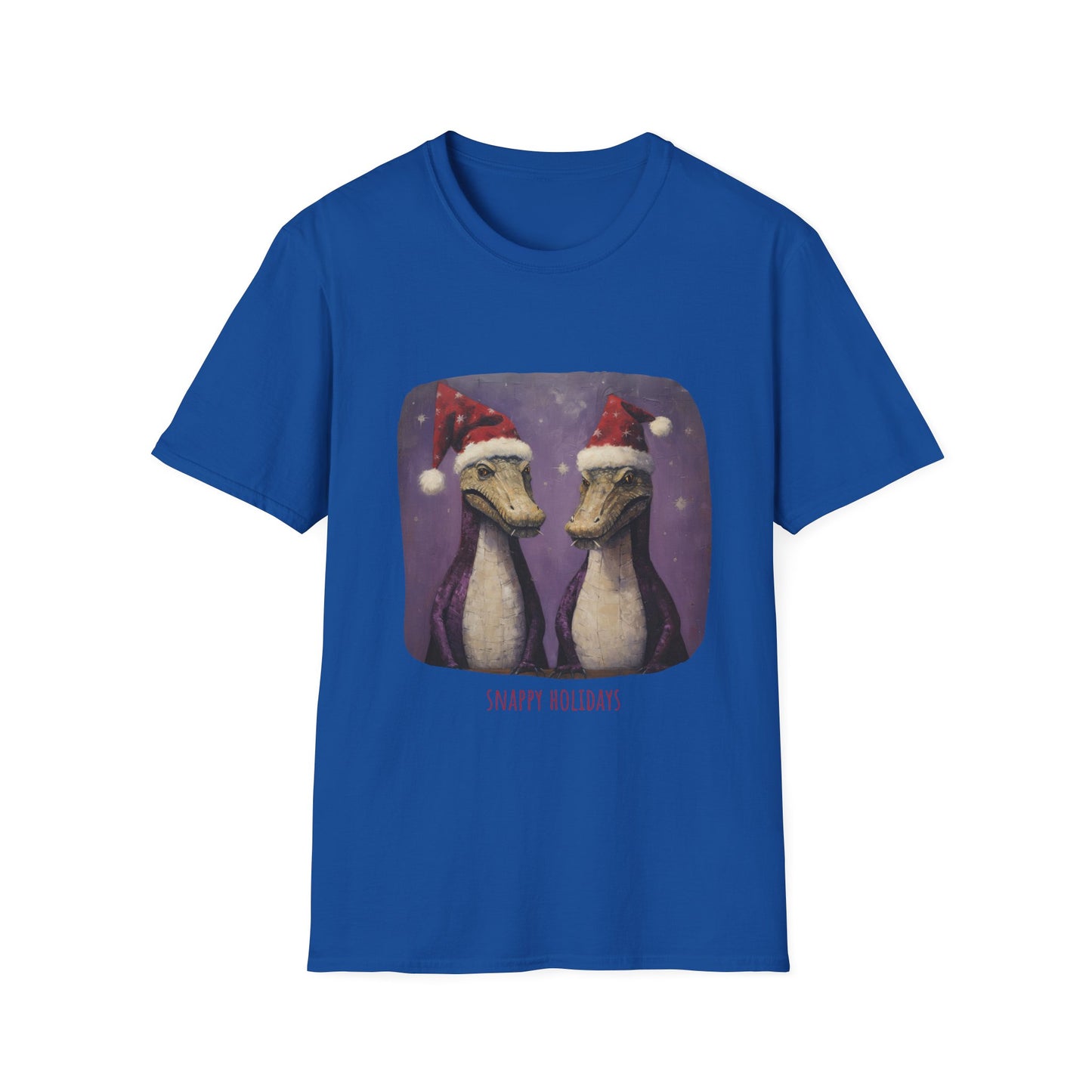 Florida Gator Christmas, Holiday Alligator Shirt Unisex Tee Shirt, T-Shirt Sailing Gift Softstyle T-Shirt Tee Teeshirt Florida Christmas Shirt Gift