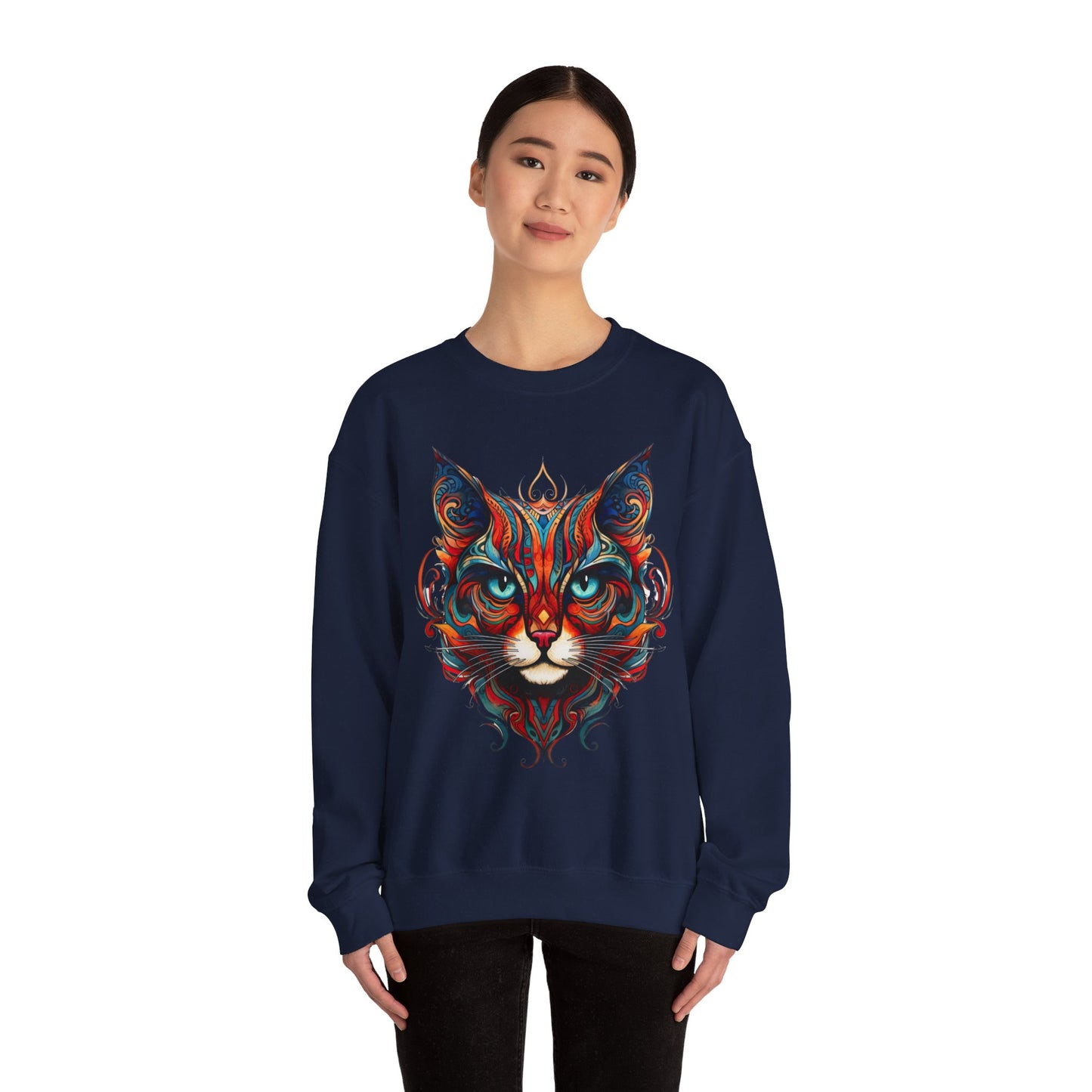 Exotic Orange Tabby Cat Sweatshirt, Cat Lovers Gift, Kitty Cat Shirt Unisex Sweatshirt Sweat Shirt, Many Colors
