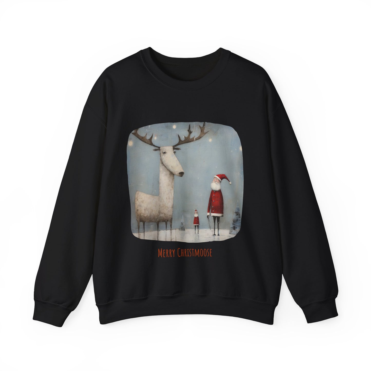Merry Christmoose, Moose Holiday Sweatshirt, Moose Lovers Gift, Canada, Northern US Christmas Shirt Unisex Sweatshirt Sweat Shirt