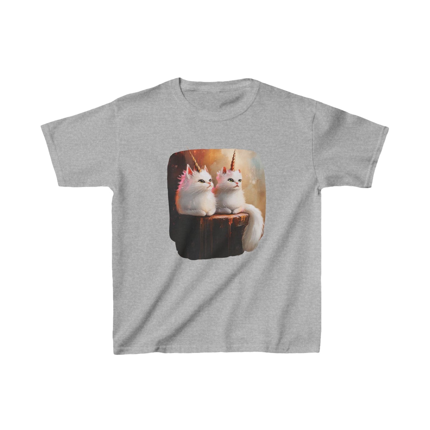 Neko Kawaii KidsCat Unicorns Graphic Tee- Kids Graphic Tee - Adorable Cat Unicorn Design for Young Cat and Unicorn Lovers